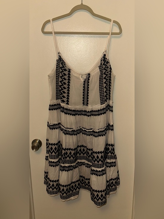I.M.A. Dresses & Skirts - I.M.A. Boho Black & White Tiered Midi Dress